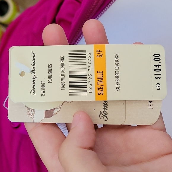 NWT Tommy Bahama Pink Tankini Top - Picture 7 of 10